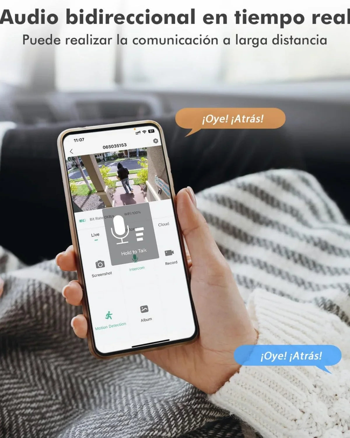 Cámara de Seguridad WhiteCam | 360º 4K Control con Celular